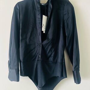 Zara Classic Black bodysuit